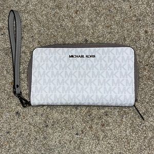 Michael Kors Large Logo and Leather Wallet